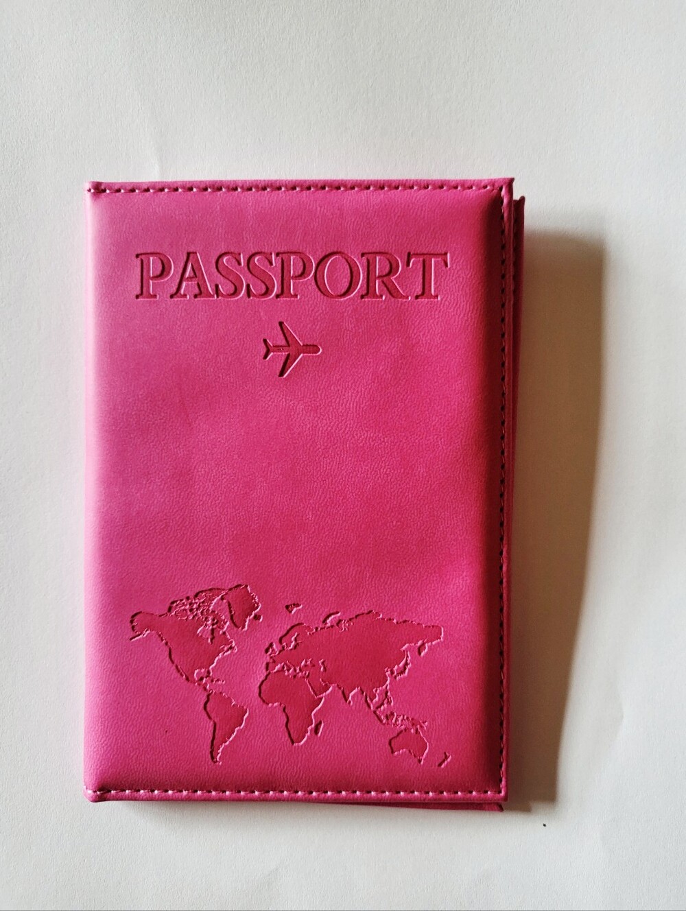 Hot Pink Passport Holder